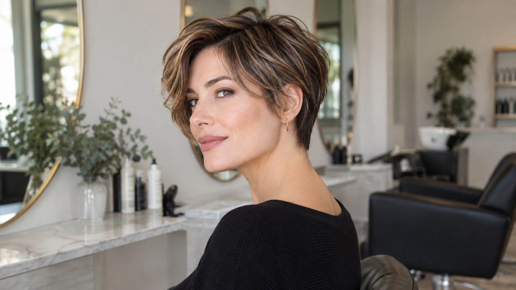Short hairstyles to try on before going short